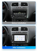 适用于大众POLO GOLF 5 6 Plus PASSAT B6 JETTA TIGUAN TOURAN SHARAN SCIROCCO CADDY 西雅特 Carplay 音频立体声 GPS 的安卓14车载收音机