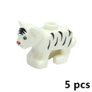 Figures Animal Building Block MOC City Goat Sheep Eagle Owl Panda Parrot Seagull Penguin Zoo Fram Accessories Bricks Toy Gift