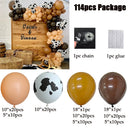 Cow Balloons Garland Arch Kit Cowboy Cowgirl Theme Party Decorations for Baby Shower Birthday Farm Western Theme Party Supplies