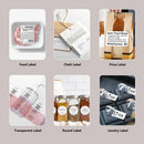 Transparent Round label 50x50mm/150pcs Thermal Adhesive Label Roll,suit for phomemo M110/M200/M120/M220 E210 P50 DETONG P1