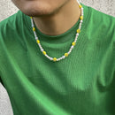 Simple Imitation Pearl Necklace for Women Man Teens Fashion Punk Hip Hop Choker Trendy Hip-Hop Punk Jewelry
