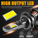150W 50000LM H7 H11 LED 大灯泡 9005 9006 涡轮头灯 6000K 白色大灯泡 汽车灯泡配件