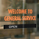 The Threshold | Aluminum-Alloy Open Closed Storefront Sign with Slider