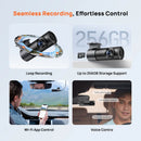 70mai M310 Plus 2K Dash Cam 1440P Image Enhanced Night Vision f/1.55 Aperture 24H Parking Mode Smart Voice Control Car Camera