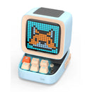 Divoom Ditoo plus Retro Pixel Art Game Bluetooth Speaker with 16X16 LED App Controlled Front Screen (Black)(green)(Blue)