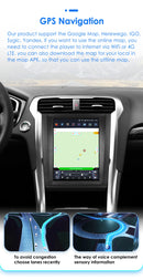 9.7"Carplay Android Auto Car radio for Ford Fusion Mondeo mk5 2013-2019 multimedia car intelligent systems GPS navi Screen Audio