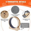The Ferris Wheel | Handcrafted Wooden Cat Exercise Wheel (43.3-Inch)