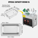 VEVOR 2L 3L 6L 10L 22L 30L 超声波清洗机 不锈钢便携式加热清洗器 超声波家用电器