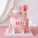 Easter Bunny Cake Topper Rabbit Animal Mushroom Ornaments Cake Decoration Party Birthday Dessert Decor Baby Shower Baking Gifts