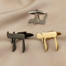 Personalized geometric Patterns Cufflinks for Men Stainless Steel Cuff links Suit shirt sleeve buttons Father's Day Gift New