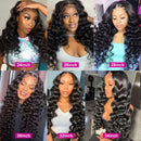 Loose Deep Wave  Unprocessed Virgin Raw Human Hair Bundles Hair Extensions Brazilian 3 4 Bundle Deals Wholeasle 38 40 Inch Loose Deep Wave Human Hair Bundles Jerry Curly Weave Raw Virgin Raw Human Hair Bundles Hair Extensions