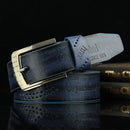 Casual Leather Belt Fashion Vintage Cowboy Pin Buckle Waistband Business Belts Men's Belt