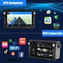 ESSGOO 7英寸安卓13 2+64G 无线Apple Carplay车载收音机 适用于大众Polo 9N 高尔夫4 帕萨特B5 T5 GPS导航 RDS Wifi 蓝牙 FM EQ