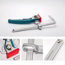 Allsome 2pcs Ratcheting Table Clamp, Quick Release Clamp For MFT and Guide Rail System, Bar Clamp