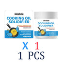 Waste Oil Solidifier Kitchen Oil Hardener Cooking Grease Treatment Eco Friendly Oil Disposal Fryer Cleaner 100g Mess Free