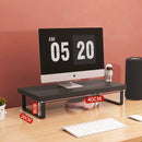30/40/50cm Monitor Raised Shelf Office Laptop Bracket Desktop Computer  Stand Desktop Rack Home Storage Holders Organizer