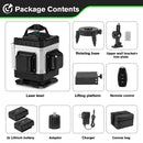 HGLINE 4D 16 Lines Laser Level APP Remote Control 360° Cross Measure Laser Beam Laser Level Horizontal Vertical Levels Tools