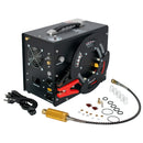 TUXING 300Bar PCP Auto-stop Air Compressor 4500Psi High Pressure Portable Compressor Built-in Power Adapter for Diving TXES062