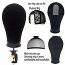 New Training Mannequin Head Canvas Block Head Display Styling Mannequin Manikin Head WigTripod Stand Free T Pins Wig Install Kit