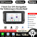 2 Din Android Car Radio GPS for VW / Volkswagen Golf 5 6 Passat B7 B6 Skoda Seat Octavia Polo Tiguan Jetta AutoRadio WIFI USB SD