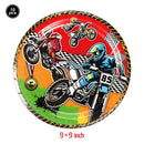 Dirt Bike Birthday Party Decorations for Boys Motorcycle  Party Supplies Motorcycle Balloon Banner Cake Toppers Hanging Decorati