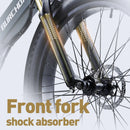 BURCHDA R5PRO 1000W50KM/H 26 Inch Foldable Mountain Electric Bicycle 48V20AH Lithium Fatbike Electric Bike For Adults Motorcycle