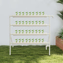 Bymaocar Hydroponic Site Grow Kit 36 Holes 4 Tubes Earthless Plant Growing Systems Flow Deep Water Culture Garden with Pump