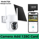 8MP 4K HD Outdoor Solar Camera Wireless Wifi Surveillance Camera Soalr Pannel Battery Camera Human Detection Night Vision ICSEE