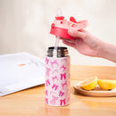 350ml Cartoon Insulated Cup Animal Pattern Stainless Steel Thermos Cup Christmas Vacuum Flasks Water Bottle Xmas Gift Cup