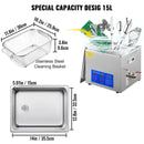 SIHAO Ultrasonic Cleaner with Digital Timer - 2L to 30L Stainless Steel Tank for Jewelry, Glasses, Watches & Industrial Parts