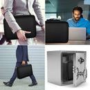Document Bag With Lock, 3-Layer File Storage Case With Water-Resistant Zipper, Document Safe Portable Travel Home Organizer