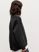Wolfeel Oversized Hoodies & Sweatshirts for Women Autumn Winter Thick Warm Fleece Sweatshirt Girls Streetwear Loose Pullovers