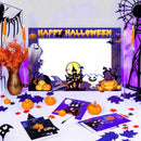 1set Happy Halloween Photo Booth Props Paper Frame Theme Party Decor Supplies Halloween Party Activity Home DIY Photography prop