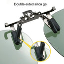 Metal Clip Clip-On Polarized Sunglasses Convenient Rimless Flip-up Sun Glasses for Prescription Glasses UV400 Polygonal Shades