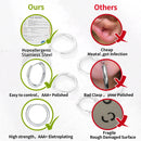 20G Stainless Steel Small Huggie Hinged Hoop Earrings Hypoallergenic Lightweight Cartilage Helix Stud Earrings for Women Girls