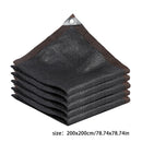 Outdoor garden sun shade net terrace sunshade camping sun shade net UV protection HDPE sunscreen fabric sun shade