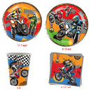 Dirt Bike Birthday Party Decorations for Boys Motorcycle  Party Supplies Motorcycle Balloon Banner Cake Toppers Hanging Decorati