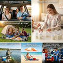The Tundra | 20L-55L Portable Compressor Car Fridge (12V/24V DC + AC)