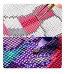AZQSD 5D Diamond Art Painting Kits Seaside Sunset Bridge Picture Of Rhinestones Diamond Embroidery Scenic Mosaic Love Home Decor