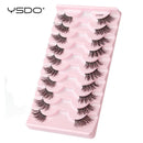 YSDO 5/10对假睫毛 自然长款仿3D水貂毛假睫毛 手工制作假睫毛嫁接化妆柔软半假睫毛