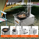 The Ember Forge | 80-Inch Stainless Steel Camping Wood Stove