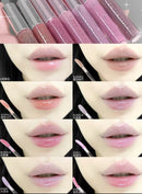 LEEMEMBER Lip Gloss Mirror Original Moisturizing Hydrating Low saturation Color Lipstick Fine Flash Longlasting Lip Makeup 3g