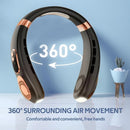 Portable Neck Fan Personal 4000mah Bladeless Cooling Neck Fan Blow Cold Air Neck Cooler Wearable Fan Around Your Neck Adjustable