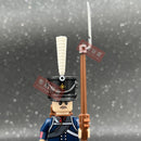 Medieval Napoleonic War French Dragoon British Soldiers Pirates Figures Army Scottish Fuisiler Building Blocks Weapons Brick Toy