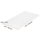 SucceBuy Polycarbonate Greenhouse Panels Roof Panels Sheets, Waterproof UV Protected Corrugated Resistance for Greenhouse/Garden