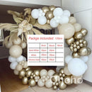 Beige Blue Balloons Garland Arch Kit Kids Boy One 1st Birthday Balloon Set Baby Shower Decoration Baptism Party Wedding