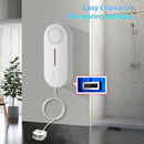 Tuya WiFi Smart Water Leak Sensor Water Overflow Level Detector Security Sound Alarm System Flood Leakage Sensor Remote Monitor