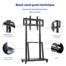 Free Standing Adjustable TV Floor Stand Heavy Duty TV Trolley for 32-80" Flat Screens Loading Weight up to 65KG