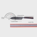 Carbon Steel Santoku Kitchen Knife for Home Restaurant Razor Sharp Japanese Chef Ergonomic Handle