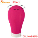 New Training Mannequin Head Canvas Block Head Display Styling Mannequin Manikin Head WigTripod Stand Free T Pins Wig Install Kit